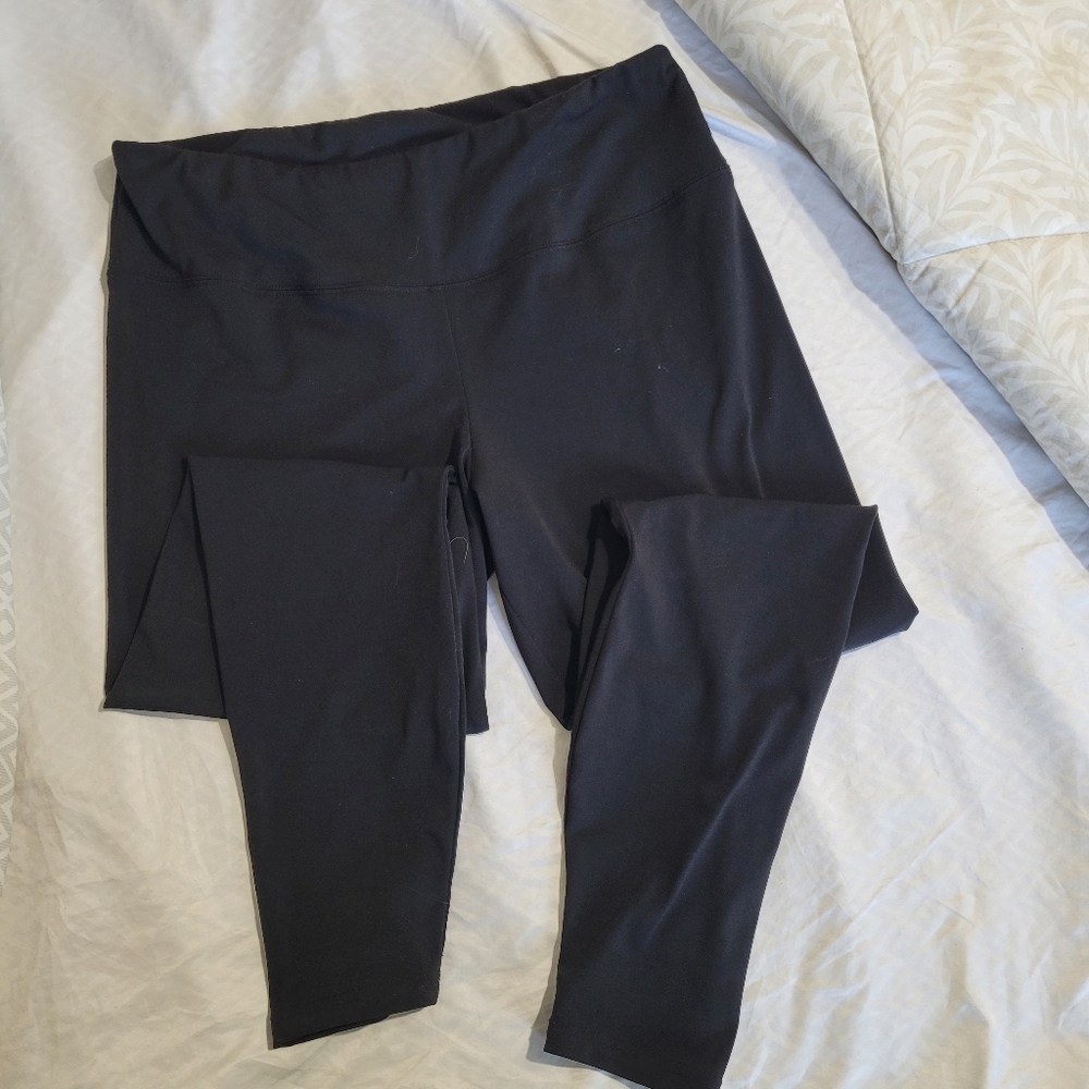 SYMPLI Black Nu Yoke Leggings Size 12